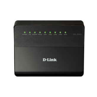 ADSL модем D-Link DSL-2640U 4xLan, 1xRj-11, Wi-Fi 150Mbit