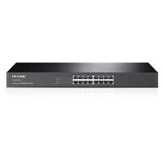 Коммутатор TP-Link TL-SF1016 (16хFE, металл, монтаж в стойку)