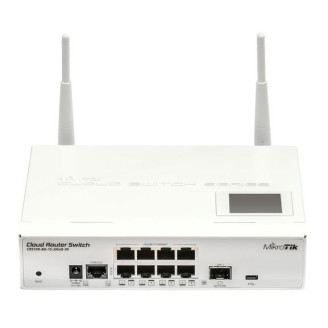 Коммутатор MikroTik CRS109-8G-1S-2HnD-IN (8x1Gb, 1x1Gb SFP, WiFi, L3)