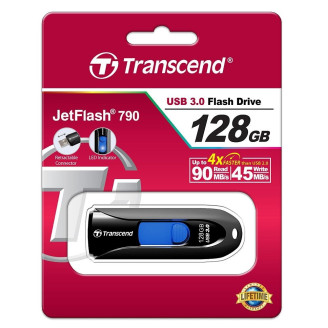 Флеш-накопитель USB3.0 128GB Transcend JetFlash 790 (TS128GJF790K)