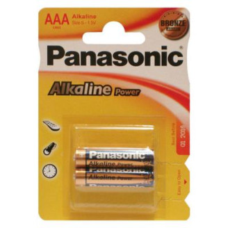 Батарейка Panasonic Alkaline Power AAA/LR03 BL 2 шт