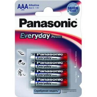 Батарейка Panasonic Everyday Power AAA/LR03 BL 4 шт