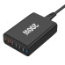 Сетевое зарядное устройство XoKo QC-220 (6USB) Gan3 220W Black (QC-220)